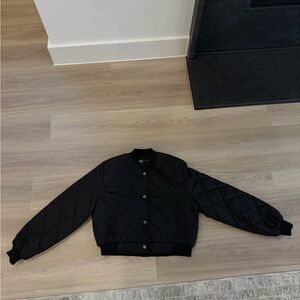 Zara Black Quilted Jacket